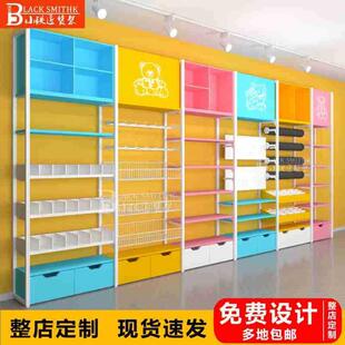 名创精品店货架整店文创文具母婴展柜饰品潮玩店展示柜玩具店货架