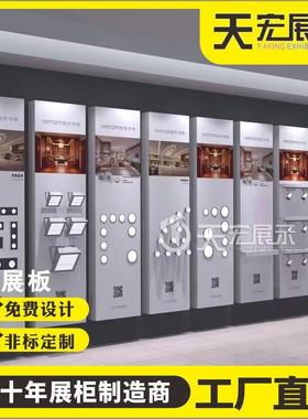 吸顶灯展板厂家直销多功能专卖门店挂墙式86开关卧室灯具展板设计
