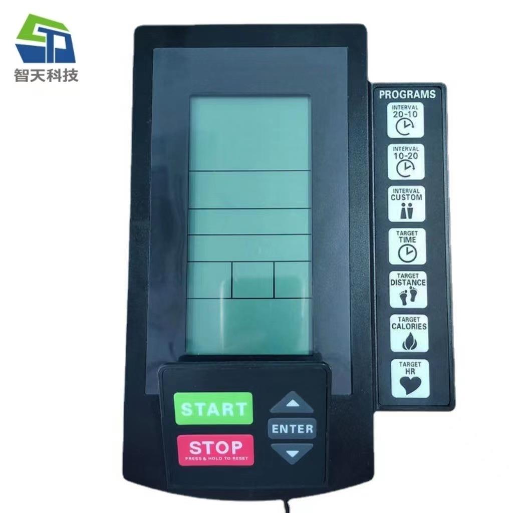 风扇车电子表风阻单车健身器材心率仪表配件黑色显示速度计数器