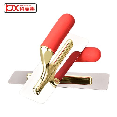 艺术漆圆角不锈钢抹刀艺术涂料工具马来漆灰泥收光刀装修抹泥刀