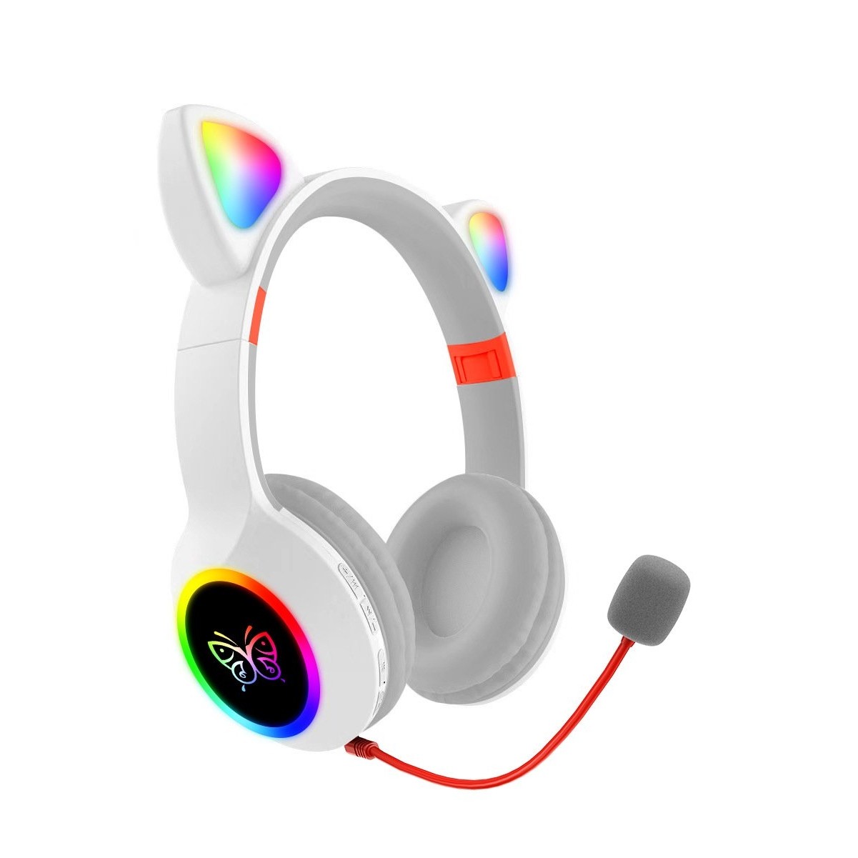 好记信头戴式录音蓝牙耳机发光猫耳返麦儿童学生诵读背书神器降噪,影音电器,降噪头戴耳机,淘宝优惠券,粉丝福利购,淘宝优惠卷