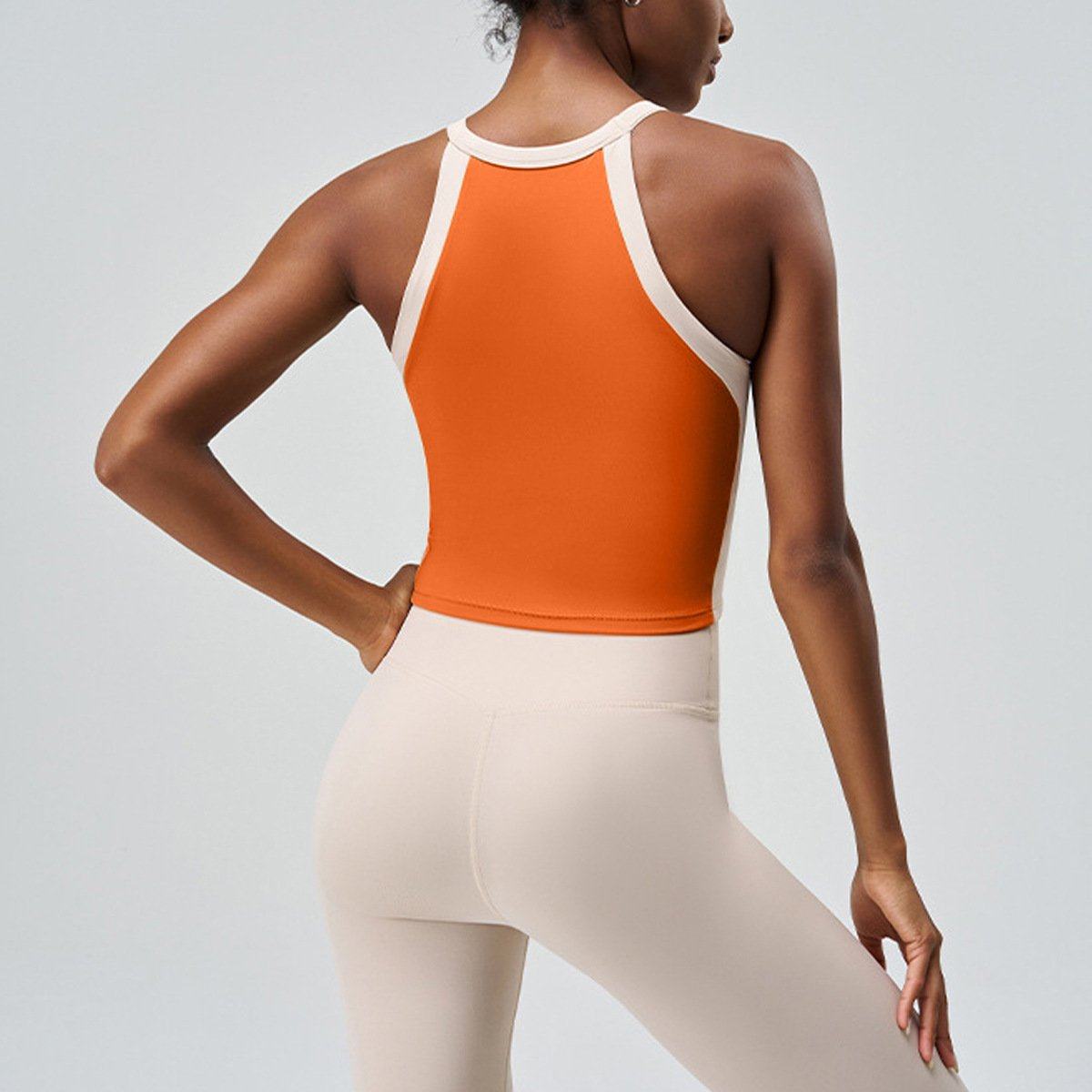 吊带美背瑜伽一体式背心无袖上衣瑜伽服上衣中低强度防震运动文胸,运动/瑜伽/健身/球迷用品,瑜伽背心,淘宝优惠券,粉丝福利购,淘宝优惠卷