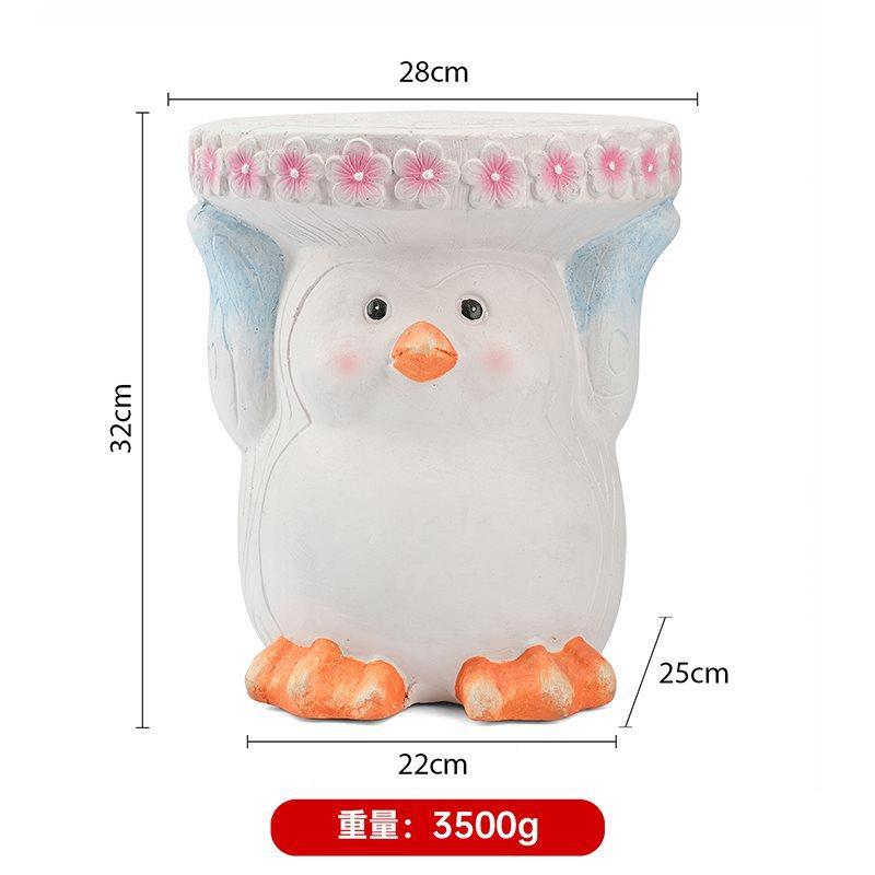 卡通动物造型创意摆件矮凳子花园阳台户外庭院装饰花盆花架底座,家居饰品,户外/庭院摆件,淘宝优惠券,粉丝福利购,淘宝优惠卷