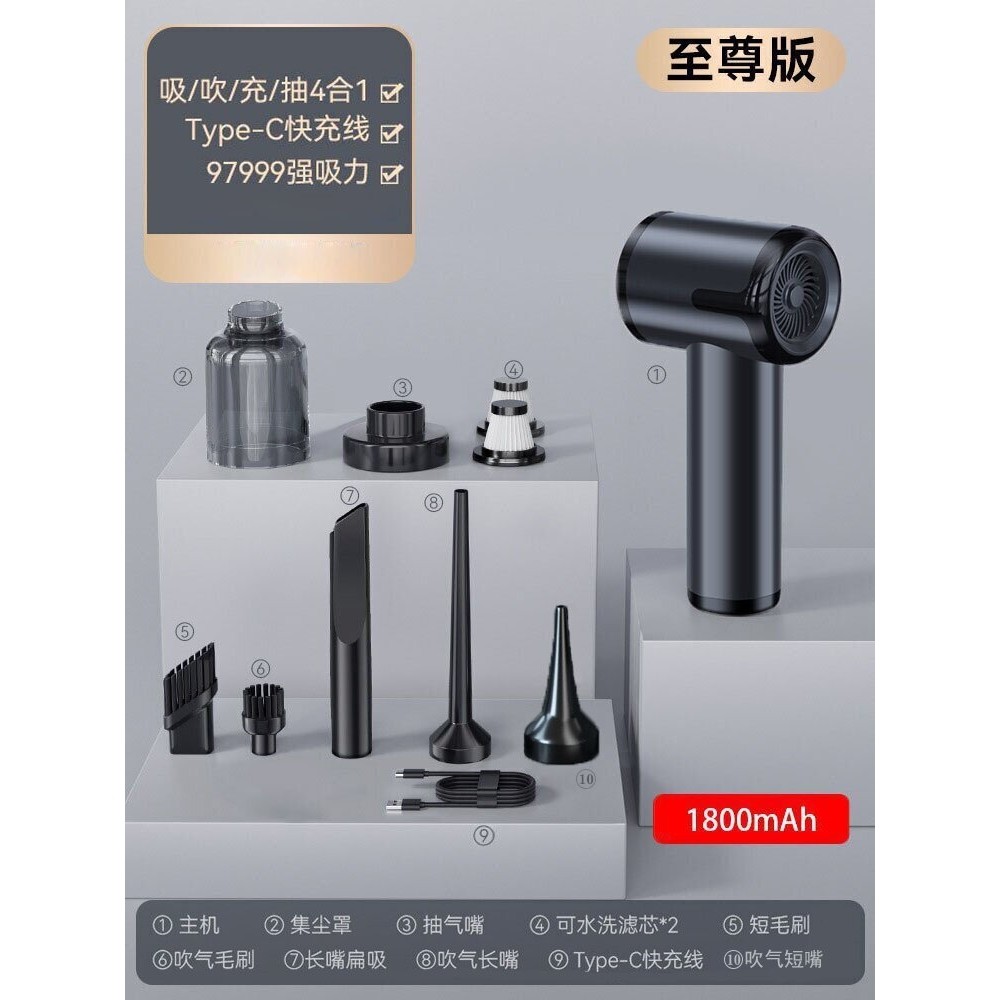 跨境专供车载吸尘器车用家用无线充电小型迷你大功率强力吸尘吹气,五金/工具,工业吸尘器/除尘器,淘宝优惠券,粉丝福利购,淘宝优惠卷