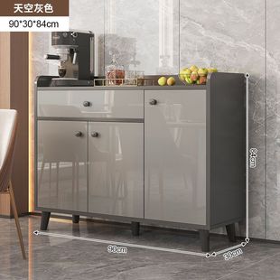 酒柜 轻奢餐边柜厨房橱柜家用储物柜茶水柜置物柜小型碗柜客厅意式