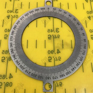 极速刻度盘圆形角盘带定位孔盘360度圆盘90Fx61x1 A045直销 恒久