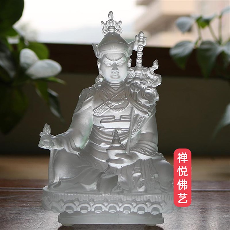 极速古法手工序琉璃莲花生大v士佛像家用中式桌面摆件莲大师佛像