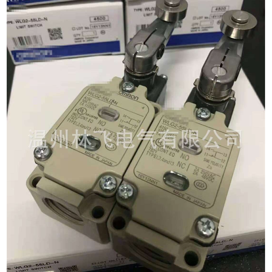 行程开关WLCA2-2RP60LD2-N WLCA2-2RP60LD3-N滚珠摆扞限位开关