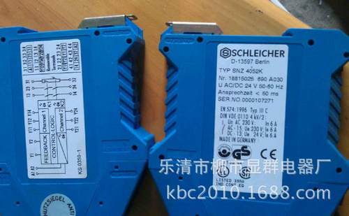 SCHLEICHER  继电器 SNZ 4052K