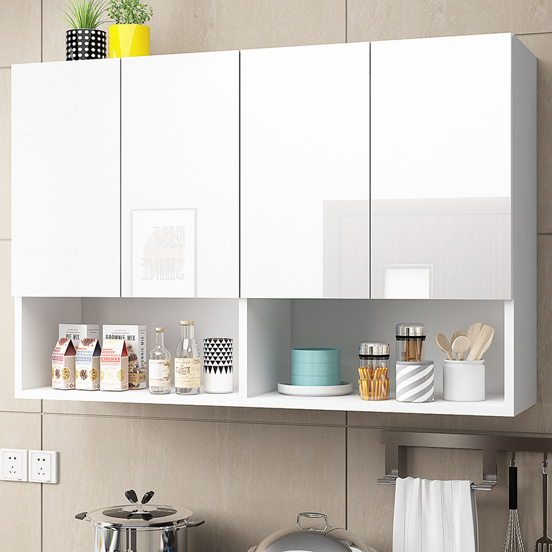 可定制镜面钢琴烤漆厨房吊柜 阳台储物柜 收纳柜 壁柜简约浴室柜