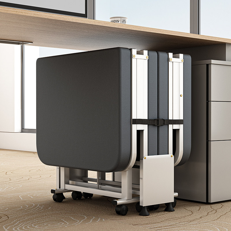 办公室折叠床午休单人午睡神器家用医院陪护硬板床简易行军四折床