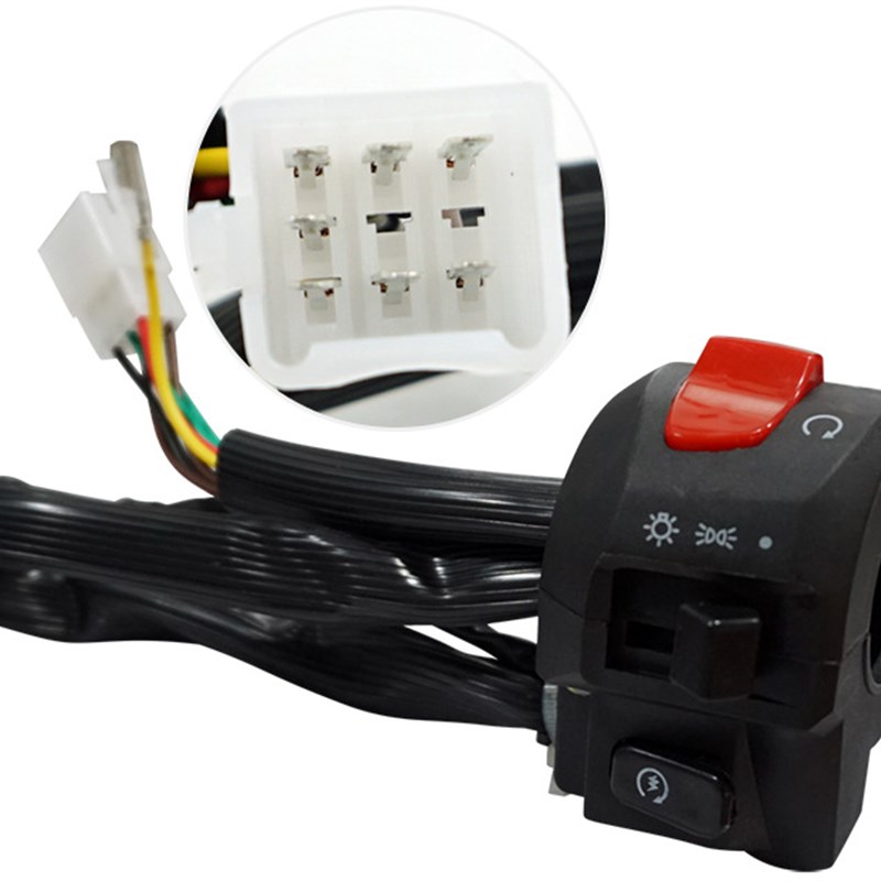 摩托车改装配件把座开关GN125豪杰铃/木EN125HJ150钻豹把座开关