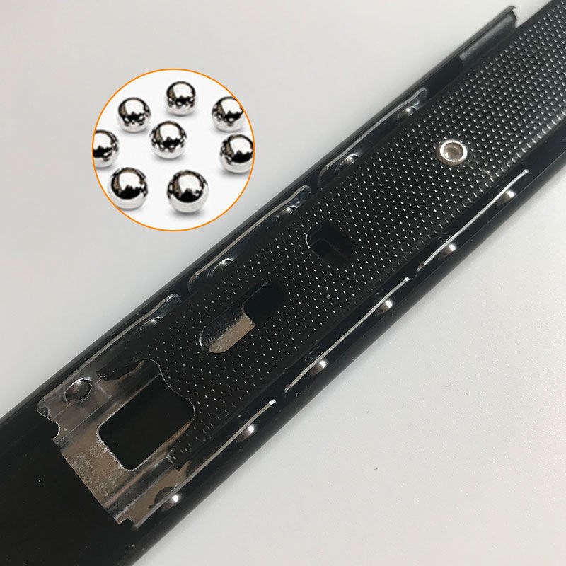 抽屉导轨二节滑轨办公桌键盘轨道抽屉式三节壁画滑道橱柜衣柜阻尼