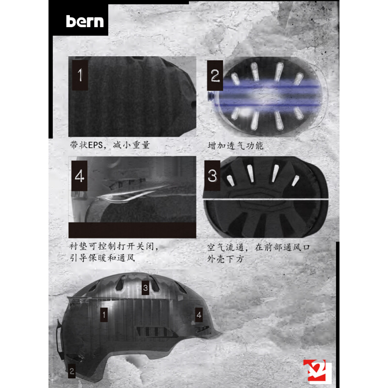 定制A2板尚 W23 BERN  男女款 滑雪头盔亚洲款单板 双板头盔议价