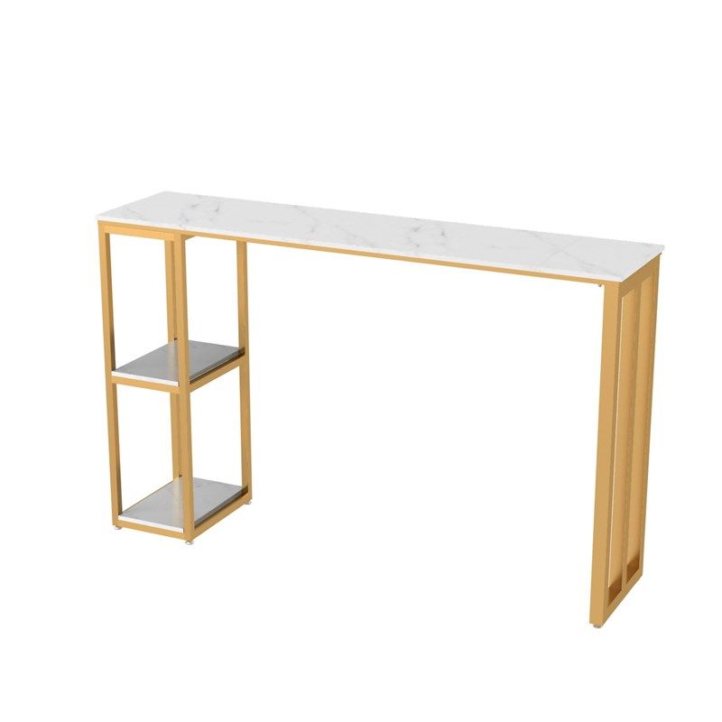 北欧大理石吧台桌家用客厅金色靠墙桌子简约轻奢酒吧高脚桌椅组合,住宅家具,吧台,淘宝优惠券,粉丝福利购,淘宝优惠卷