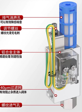 高品质CV气动真空发生器负压EV10 15 20 HS CK大吸力大流量真空阀