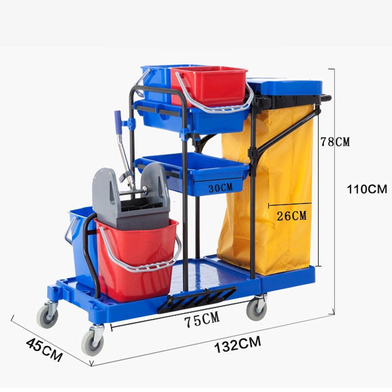 快速发货白云AF081q73轻便多功能清洁车手推车酒店宾馆客房服务车,五金/工具,工具车/便携工具推车/平板工具车,淘宝优惠券,粉丝福利购,淘宝优惠卷