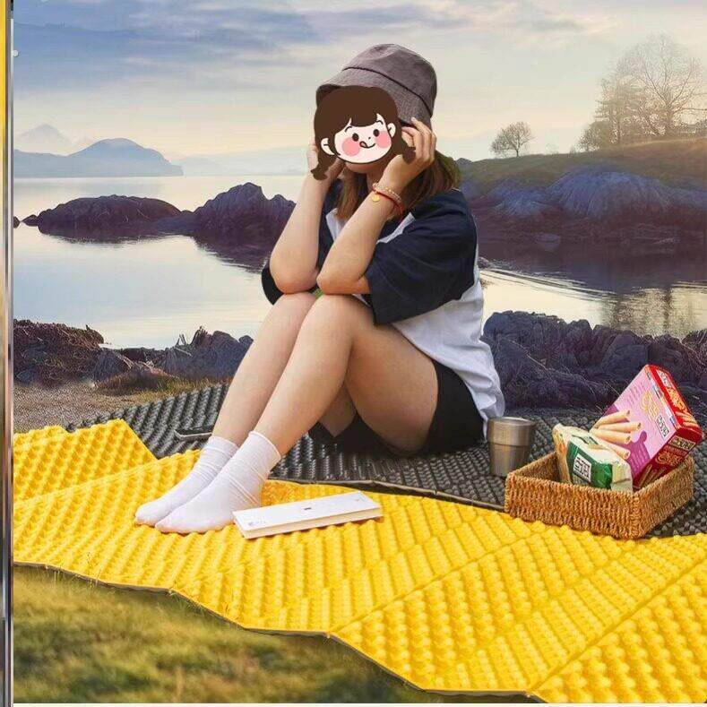 户外单人蛋槽折叠蛋巢防潮垫露营地垫办公室午睡垫帐篷便携式