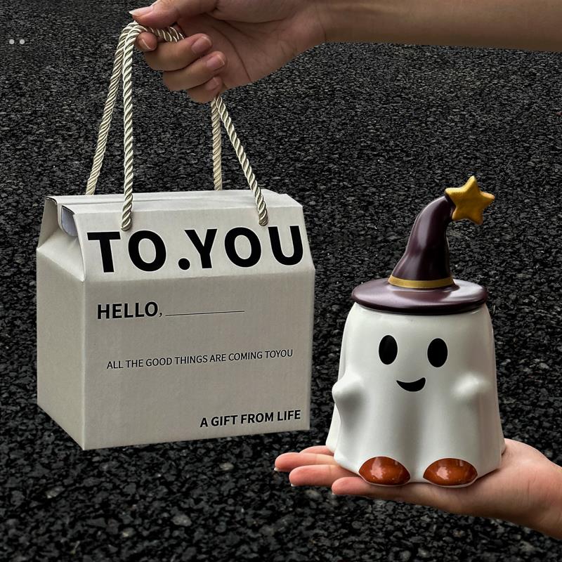 万圣节派对小礼物搞怪创意幽灵马克杯男生女生生日高颜值咖啡杯子