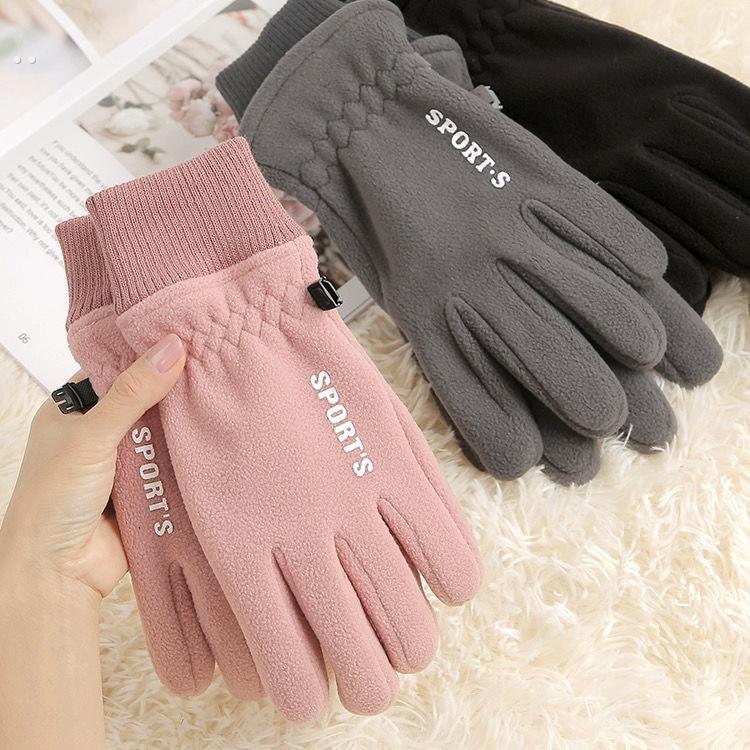 手套冬季男女骑行装备运电动自行车薄款春秋天防寒风加摇粒绒保暖