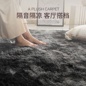 地毯卧室2023新款床边地垫毛毯加厚隔音隔凉轻奢高级房间沙发长毛