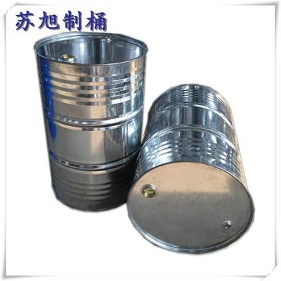 200升旧油桶油桶200l全新镀锌装饰化工洗车大桶闭口桶170kdiy