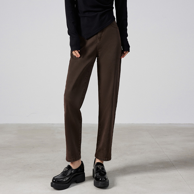 【超能小太阳严选】姚领YAOLY咖色长裤829H41661