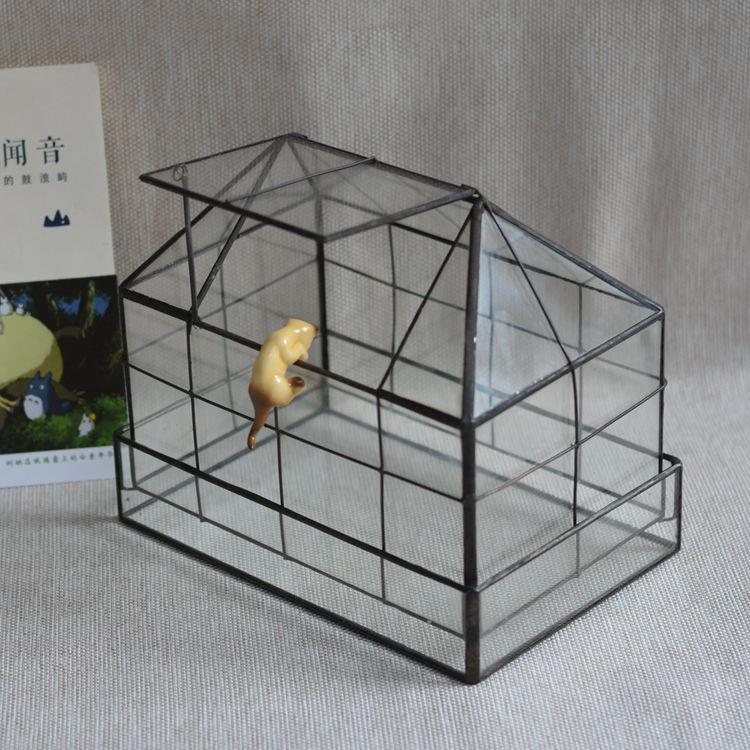 混批创意组合式微景观多肉玻璃花房玻璃盒艺术盆景玻璃花瓶花盆