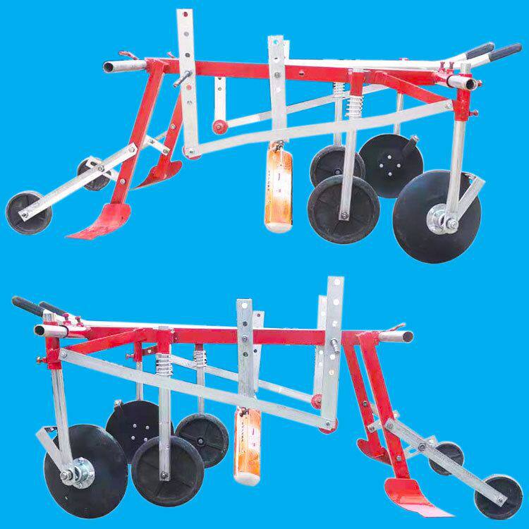 极速地膜铺盖机人力手拉覆膜机 高垄烟草红薯地瓜铺膜机厂家