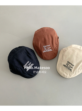 儿童帽子个性小鲨鱼刺绣鸭舌帽2025新款韩版百搭时尚男女童前进帽