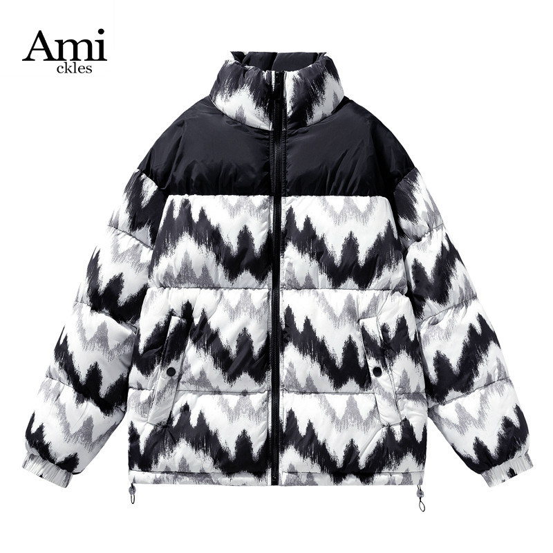 Amickles立领羽绒棉服男款秋冬季加厚保暖棉袄男生冬装棉衣外套