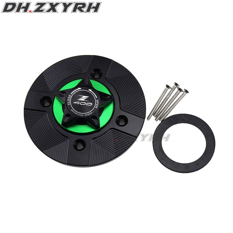 适用川崎Z40e0 Z 400 忍者400 Ninja 400快拆无钥匙改装CNC油箱盖