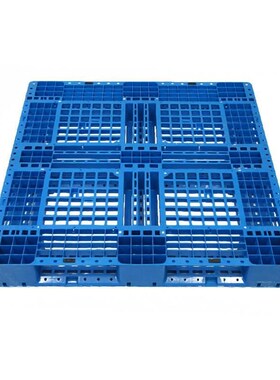 塑料托盘1212网格田字物流货运叉车E卡板码垛地台防潮垫板塑胶拖