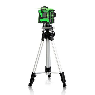 绿光12线水平仪墙地一p体机高精度自动打线红外贴地仪Laser Level