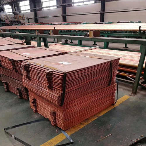 T2纯紫铜 阴极板 阳极板材不锈C钢电解铜板电极片镀锡磷铜加工定