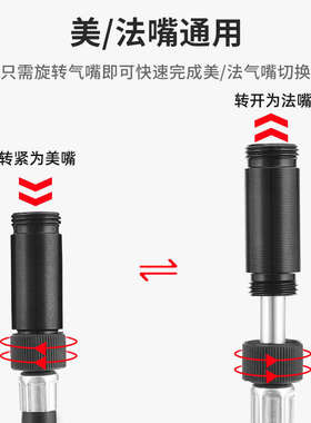 塔斯队长自行车打气筒便携迷你高压带气压表美法嘴山地公路车配件