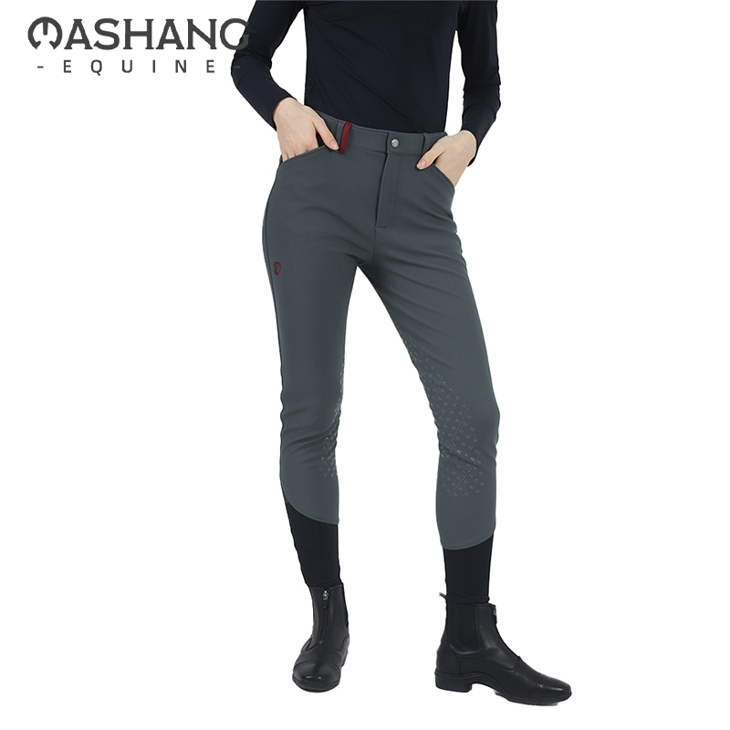 玛尚驿客秋冬加绒硅胶骑士马术服