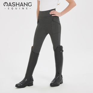 备骑马裤 舒适训练比赛装 FLU112 Equine青少年超薄全胶马裤 Mashang