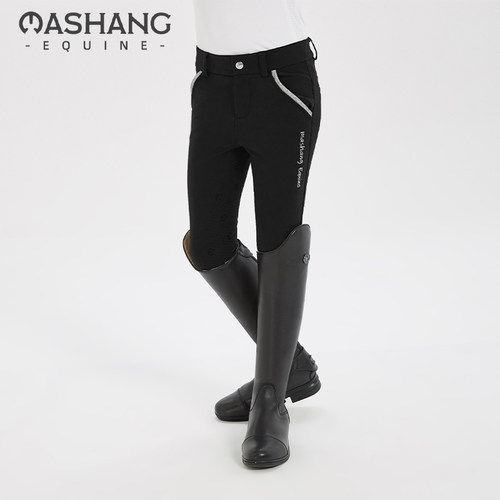 Mashang Equine儿童气凝胶马裤春秋加厚专业马术裤FGK107