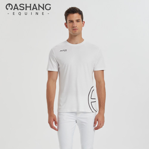 Mashang Equine成人夏季透气亲肤骑马训练短袖T恤HS201