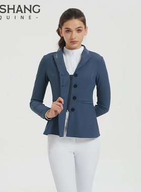 Mashang Equine女款亮片骑士服专业马术比赛西服马术装备SKW306