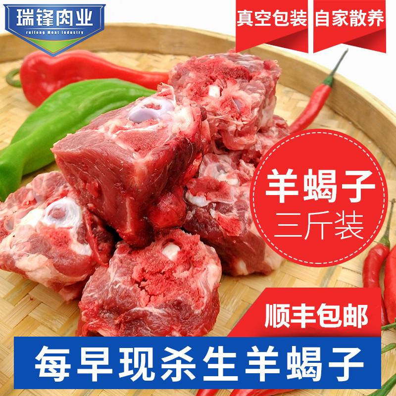 大同羊肉新鲜羊蝎子羊脊背羊脖子羊骨头火锅食材生羊肉 1500g包邮