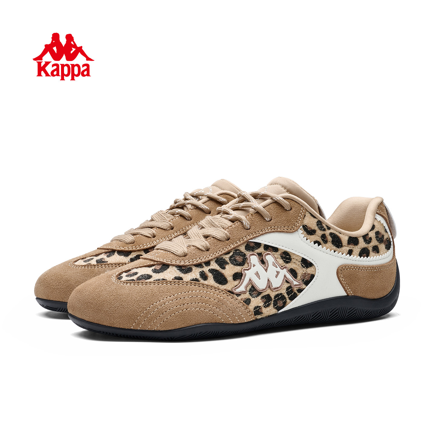 Kappa女鞋豹纹运动鞋女款2026春季新款爆款巨好看德训鞋学生板鞋,运动鞋new,运动休闲鞋,淘宝优惠券,粉丝福利购,淘宝优惠卷