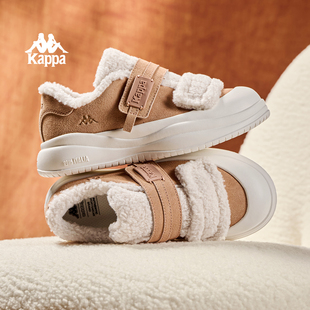 厚底加绒复古休闲鞋 kappa女鞋 2025冬季 新款 子二棉保暖雪地靴 棉鞋