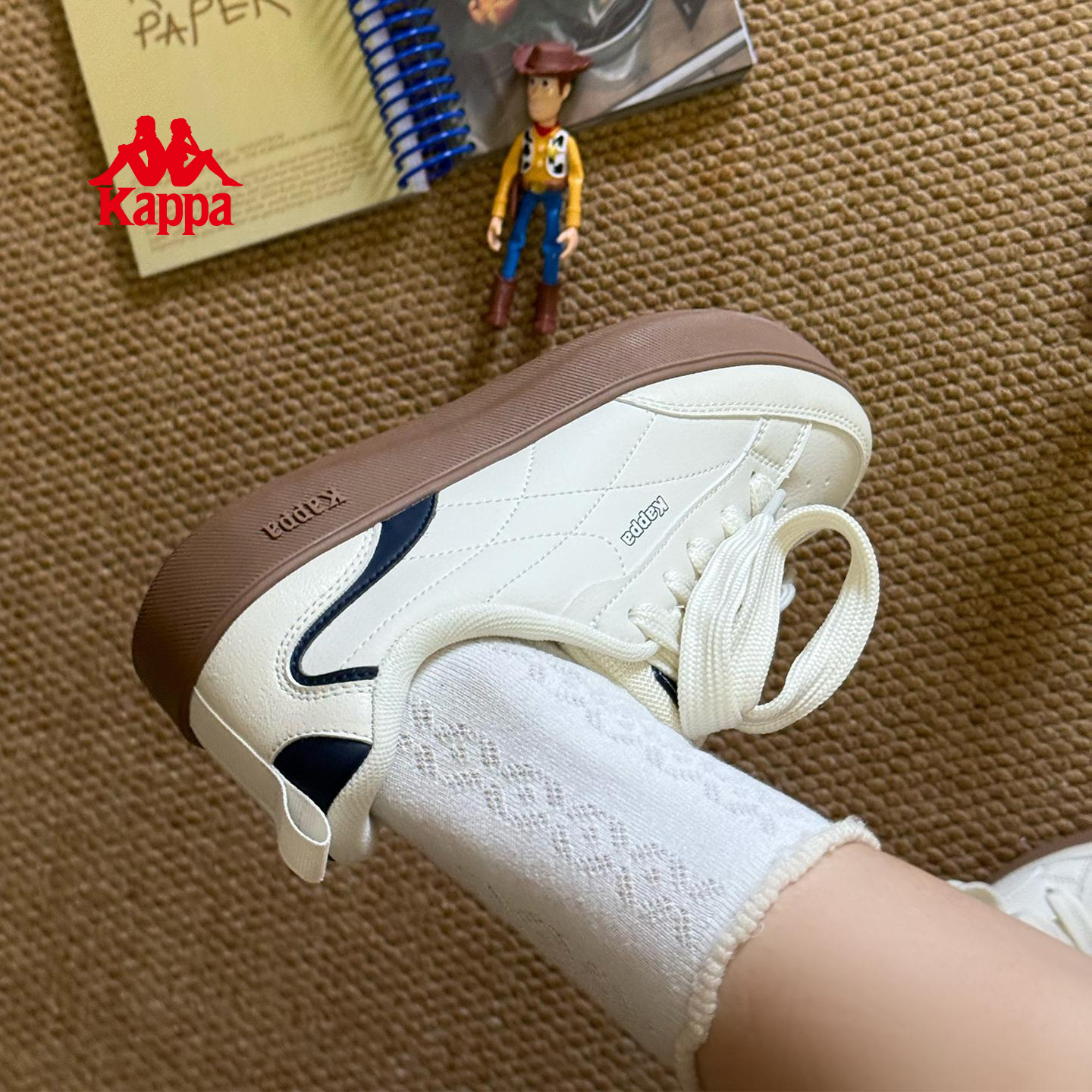 Kappa女鞋厚底小白鞋女欢迎选购