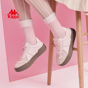 厚底女鞋 百搭T头德训鞋 2025秋冬新款 子女经典 低帮休闲鞋 kappa板鞋