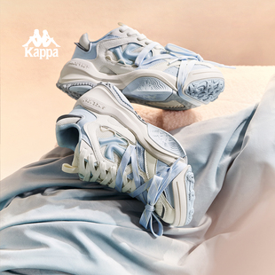 2025秋冬新款 女款 厚底板鞋 爆款 子 Kappa女鞋 休闲运动鞋 方糖老爹鞋