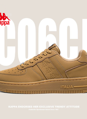 Kappa男鞋板鞋2025秋冬新款休闲百搭运动鞋低帮厚底复古小白鞋女