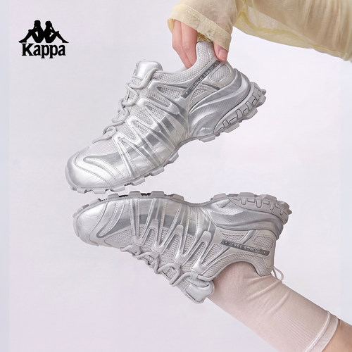 Kappa女鞋老爹鞋增高透气运动鞋