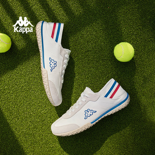 卡帕潮流百搭情侣小白鞋便装板鞋